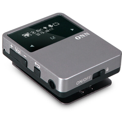 

Owen ONN X1 8G metal clip MP3 player mini sports running HIFI music MP3 silver