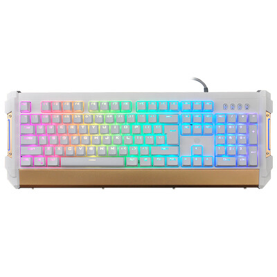 

не Hewlett-Packard (HP) GK300 полноцветный RGB, Happy Valley полные механические клавиши клавиатуры не красное 104 зеленый оси механической клавиатуры ключа игра Тиран золотое издание