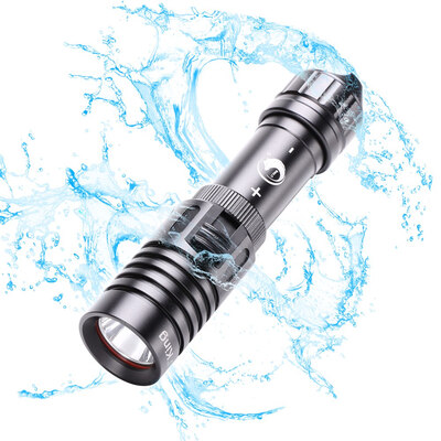 

UKing ZQ-X954 1200LM Cree XM-L2 Diving Flashlight LED Torch 50m Underwater Lamp