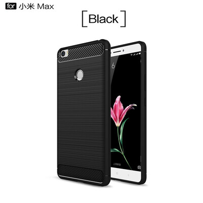 

Fivice Xiaomi Mi Max case Luxury brushed carbon fiber TPU soft shell