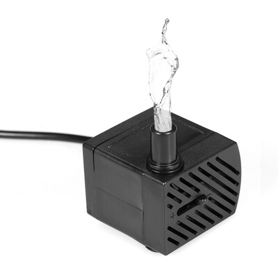 

3W 180LH DC12V Brushless Water Pump Aquarium Mini Submersible Pump Flow Adjustable Pump for Aquarium Fountain Fish Tank Max Lift