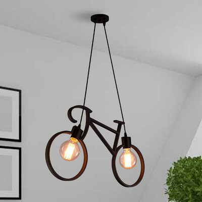

Everflower Modern Pendant Lighting Chandelier for Living Room Kitchen Bar Dining Room Lighting Black