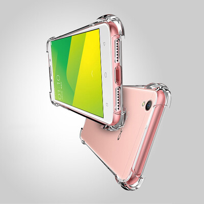 

For Oppo A37 Anti knock shockproof Soft Clear Cover For Oppo A37 Transparent TPU Silicone Skin Bag Case