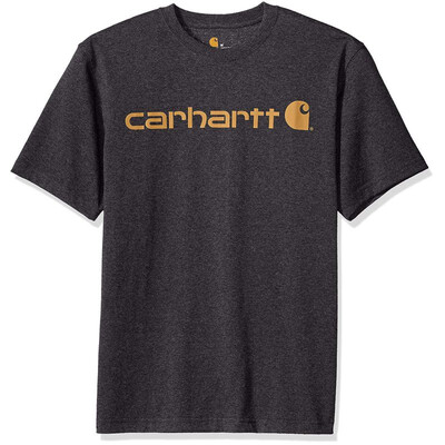 

Carhartt Mens Signature Logo Short-Sleeve Midweight Jersey T-Shirt K195