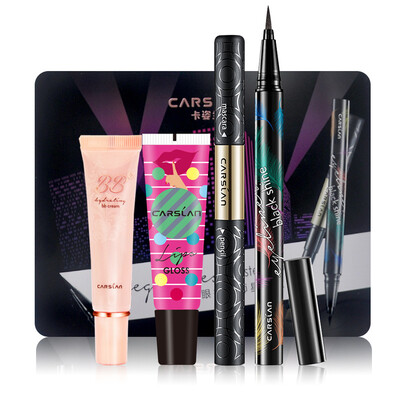 

Card blue (Carslan) eye technology master star charm box (eyebrow pencil + eyeliner + BB cream + lip gloss) Dyeing eyebrow cream natural color waterproof anti-foul eyebrow
