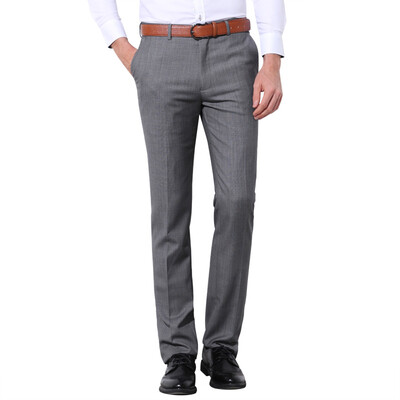 

Gentleman Virtue Young Slim Британский Английский Бесплатный Breathable Маленький прямой бизнес Мужские брюки YKF10121005 Серый 84