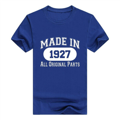 

90th Birthday Gifts Made 1927 All Original Parts T-Shirt