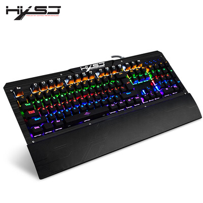 

HXSJ 2600 Mechanical Keyboard for Gamers RGB Backlight 104 Keys