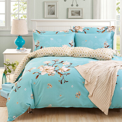 

Комплект постельных принадлежностей для антарктического нанджирена Хлопок Постельные принадлежности Хлопковое одеяло Покрывала Четырехкомпонентный набор макаронных изделий 1,5-1,8 м Кровать Universal