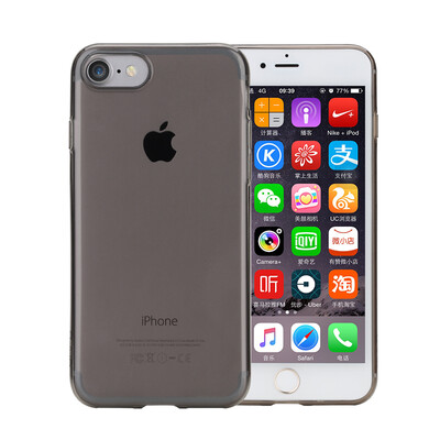 

Locke ROCK iphone7 оболочка телефона / Apple 7 защитная крышка TPU силиконовая тонкая мягкая оболочка через черный