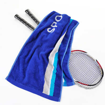 

Bamboo Kam Towel Home Textiles Bamboo Fiber Hiery Stripes Dynamic Fashion Towel Sweating Sports Towel Blue