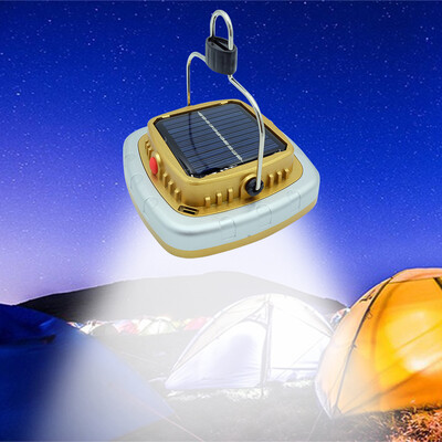 

BRELONG COB Camping Tent Hanging Solar Lawn Light USB Charging Garden Lamp