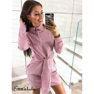 

UK Women Ladies Casual Sweatshirt Long Sleeve Sweater Hoodie Jumper Winter Dress