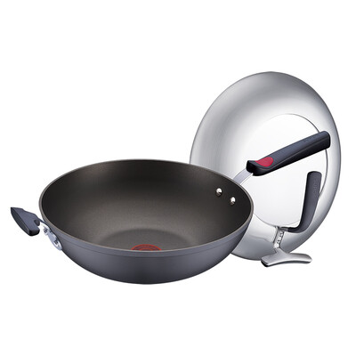 

Supor supor fire red point 3 generation titanium Pro no oil smoke non-stick wok 34cm induction cooker gener