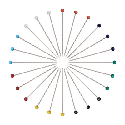 

PH PANDAHALL 270pcs Map Push Pins Map Tacks with Resin Round Heads&Steel Needle Points