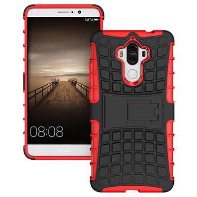 

Fivice Huawei Mate 9 Case TPU anti-fall tire pattern back clip bracket phone case