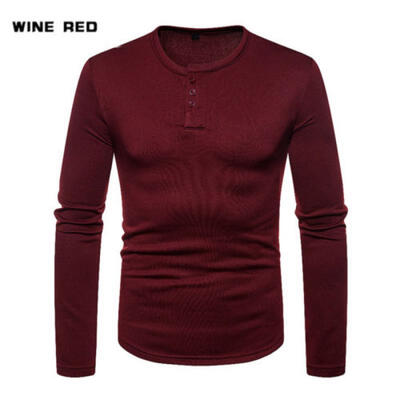 

Mens Slim Fit O Neck Long Sleeve Muscle Tee Shirts Casual T-shirt Tops Blouse