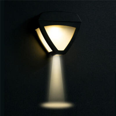 

Solar Power LED Path Way Wall Landscape Mount Garden Fence Outdoor Lamp New