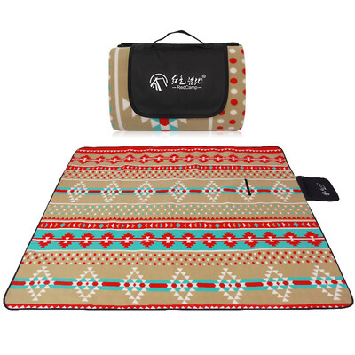 

Red camping picnic mats moisture mats outdoor cushions thickening tents cushions moisture resistant family name 150 200cm