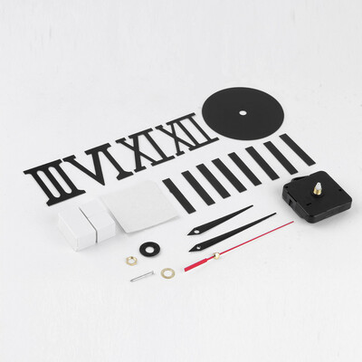 

Modern DIY Interior Roman Wall Clock Wall Clock 3D Sticker Home Mirror Effect