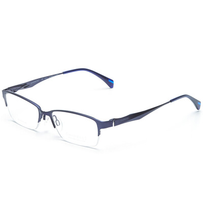 

CHARMANT / Chamon optical box men and women business series half frame purple myopic frames CH10279-BL-54