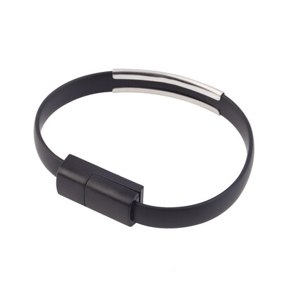 

Soft Wristband Micro USB 20 Cable Bracelet Data Charging Line For Android