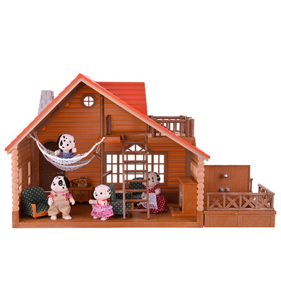 

Sambler family Japanese brand princess toy girl doll house simulation forest family family home shop house - leisurely wooden house SYFC28818