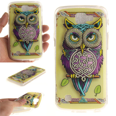 

Owl Pattern Soft Thin TPU Rubber Silicone Gel Case Cover for LG K4