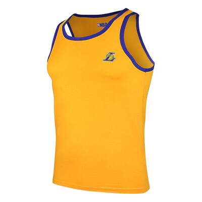 

NBA Vest Мужская мода Tide Мужская одежда для баскетбола Lakers Slim Soft Elastic Cotton Sleeveless Cushion Gold XL XL
