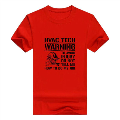 

Avoid Injury Dont Tell Me How To Do Job HVAC Tech Premium Mens T-Shirt