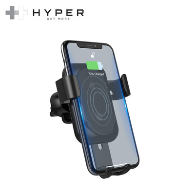 

HyperJuice Car Wireless Charger Automatic Induction Air-type Gravity Shrink Mobile Phone Navigation Stand Apple 75W Samsung Android QI Fast Charge