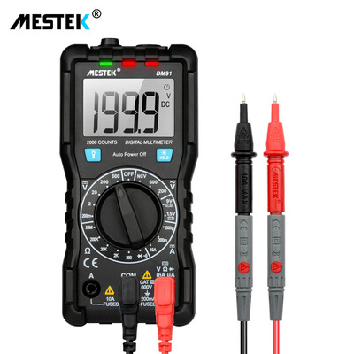 

MESTEK Auto-range LCD Digital Multimeter DCAC Voltage DC Current Meter Resistance Tester Voltmeter Ammeter