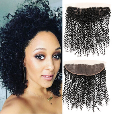 

Indian Virgin Curly Frontal Ear To Ear 13x4 Indian Curly Virgin Hair Lace Frontal Closure With Baby Hair Human Hair Lace Front Cl