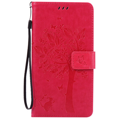

Rose Tree Design PU Leather Flip Cover Wallet Card Holder Case for HUAWEI MATE 7