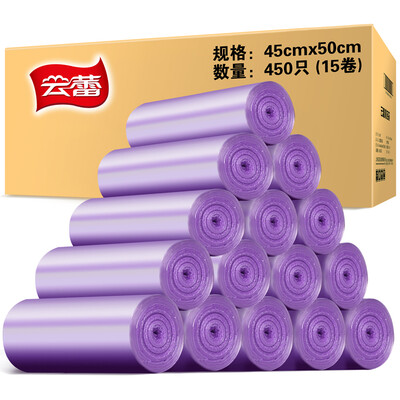 

Юн Лей толстый мешки для мусора № 45 * 50см * 450 занимает всего 15 пакет