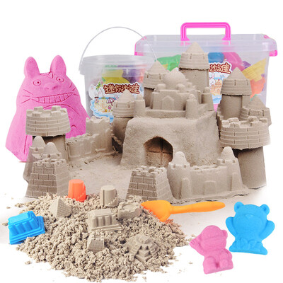 

Chi high slippery sand children's DIY color sand toy set Sand space magic Mars sand 2 kg installed