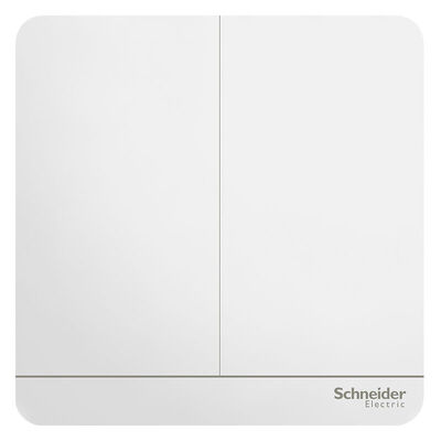 

Schneider Schneider switch socket switch panel double open single control switch 16A is still series mirror porcelain white