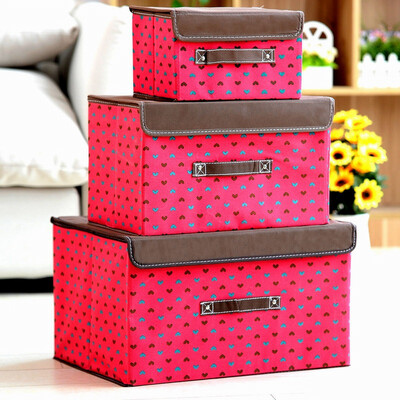 

[Супермаркет] Jingdong пространства превосходных продукты Jinding хранение центра красоты коробок / мусор сортировка коробки коробки для хранения одежды из трех частей большого 42L 22L небольших кусочков красного 6L