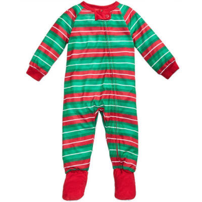 

Christmas Family Matching Cute Pajamas Adult Women Kids Baby Sleepwear Set Plus