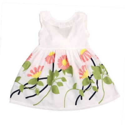 

US Kids Baby Girls Princess Dresses Floral Pageant Wedding Party Tutu Sundress