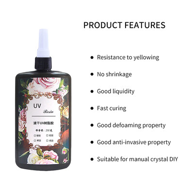 

UV Resin Hard Type Ultraviolet Sunlight Curing Crystal Glue DIY Jewellery Crafts
