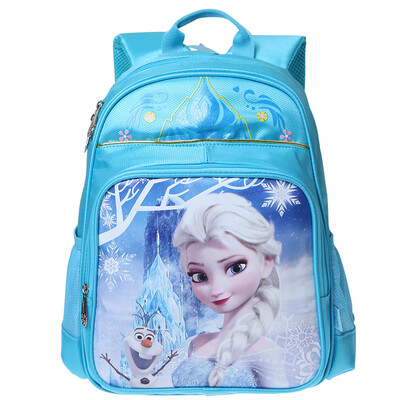 

Disney Disney Ice&Snow Romance 2 - 5 grade school bag primary school student bag D12005A blue
