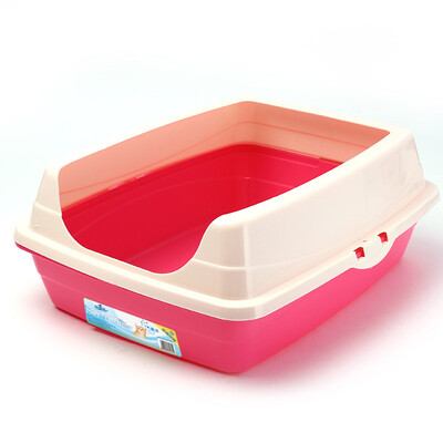 

Чистите (Drymax) ионы серебра полузакрытого милый розовый туалет кошки