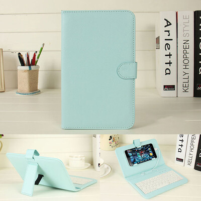 

2016 Newest Phone Case For 42"-65" Can Be Use With Any Andriod Cell Phone With OTG Function Micro Keyboard Stand