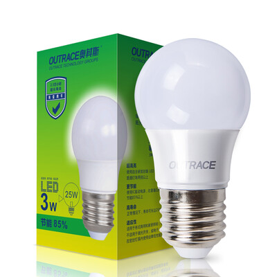 

Odds OUTRACE LED Bulb 3W White 6500K E27 Screw Energy Saving Bulb Bulb Light Table Lamp Source