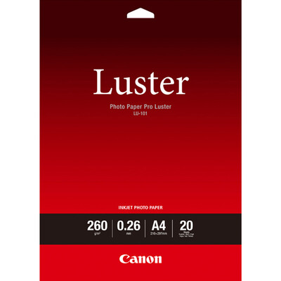 

Canon (CAM) LU-101 A4 (20) Профессиональная фотобумага для замши