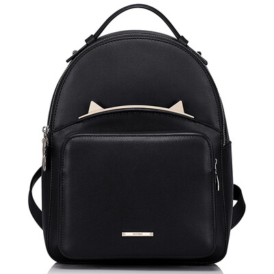 

New Jersey new ladies backpack shoulder bag women fashion casual Korean kitten package tide night black 784