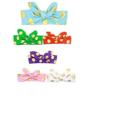 

6PCS Cute Kids Girl Baby Toddler Bow Headband Hair Band Accessories Headwear UK