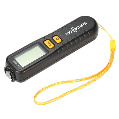 

RICHMETERS GY910 Handheld Digital Coating Thickness Gauge Tester FeNFe Coatings LCD Display