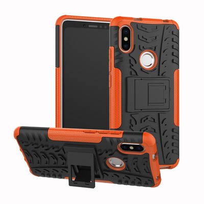 

Fivice Redmi S2Y2 Case TPU anti-fall tire pattern back clip bracket phone case